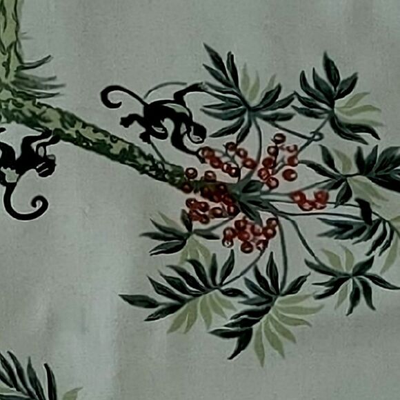 Faith by Cecilia Forrester Green Tropical Print Summer Midi Dress - Picture 12 of 12